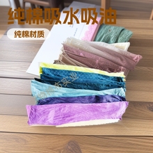杂色纯棉工业擦机布抹布废布布头吸水吸油称斤废料大拼布论斤卖