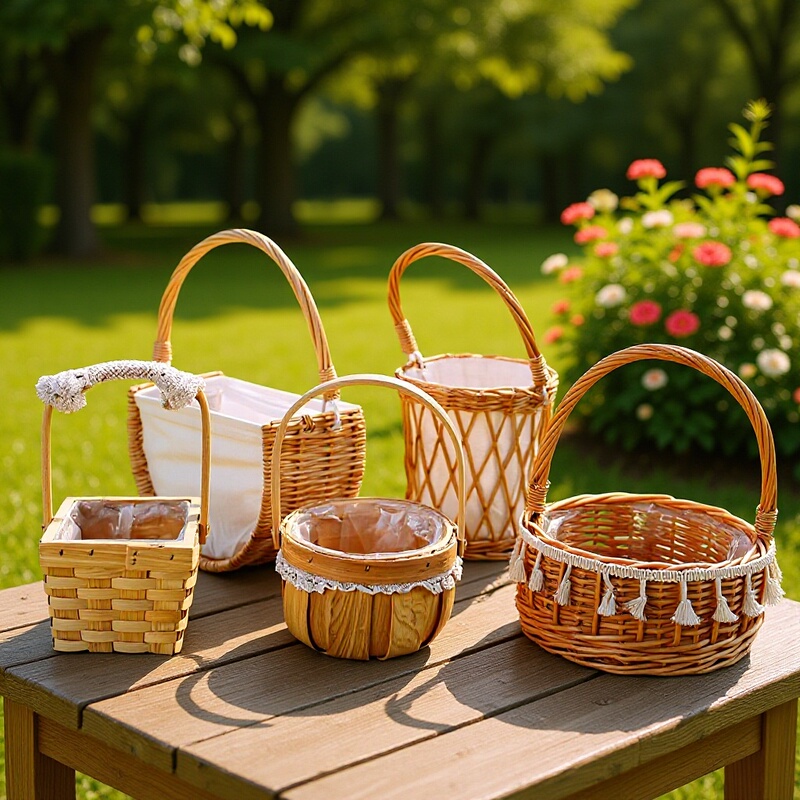 European-style Portable Flower Basket Flower Arrangement Bamboo Basket Storage Basket Woven Flower Large Size Crafts Indoor Bamboo Basket Bamboo Basket European-style Portable Flower Basket Flower Arrangement Bamboo Basket Storage Basket Woven Flower Large Size Crafts Indoor Bamboo Basket Bamboo Basket