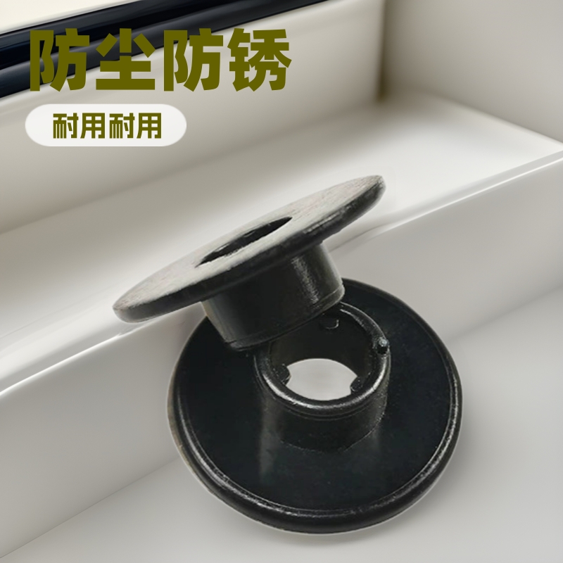 圆形塑料防尘防锈螺丝垫圈 螺丝紧固垫片 黑色塑料垫片批发
