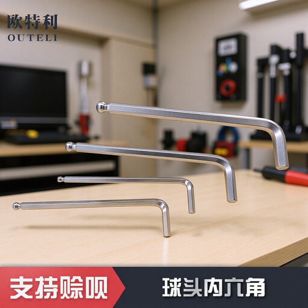 厂现货高硬度亚光中长内六角古铜S2合金钢单支中长球头亚光内六角