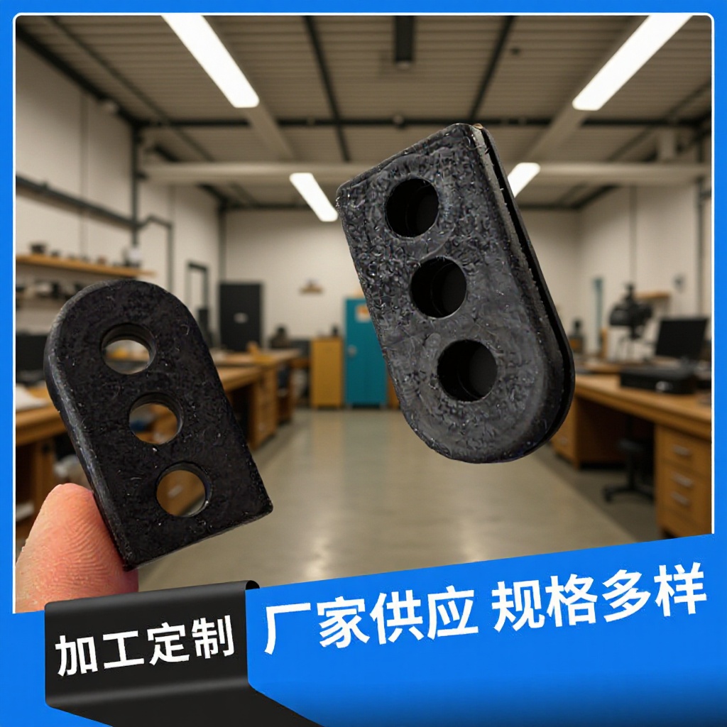 电线压线扣过线圈电源线护线圈双面通孔橡胶出线圈三孔护线套批发