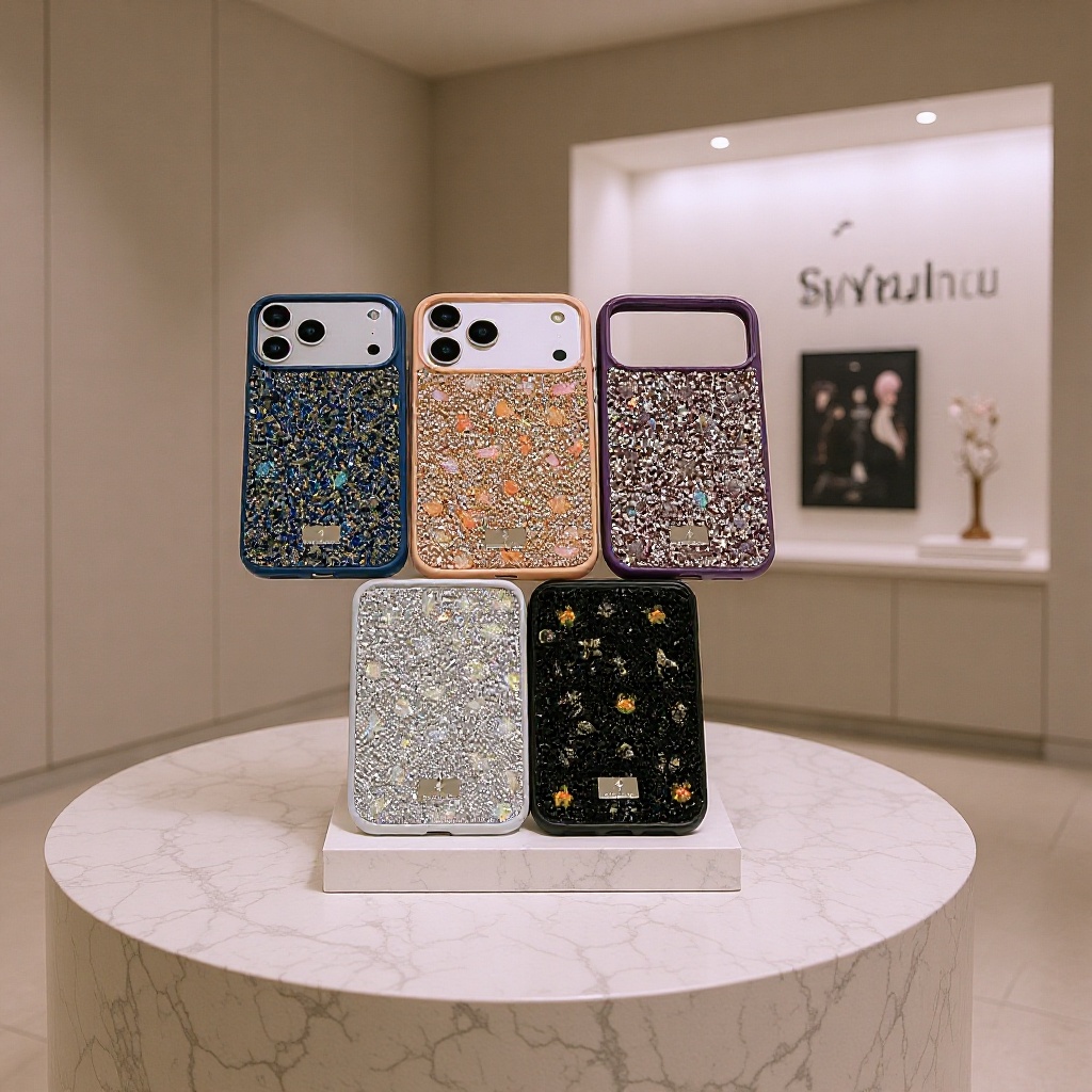 适配苹果17星钻手机壳奢华彩色iphone17promax闪钻水晶17pro