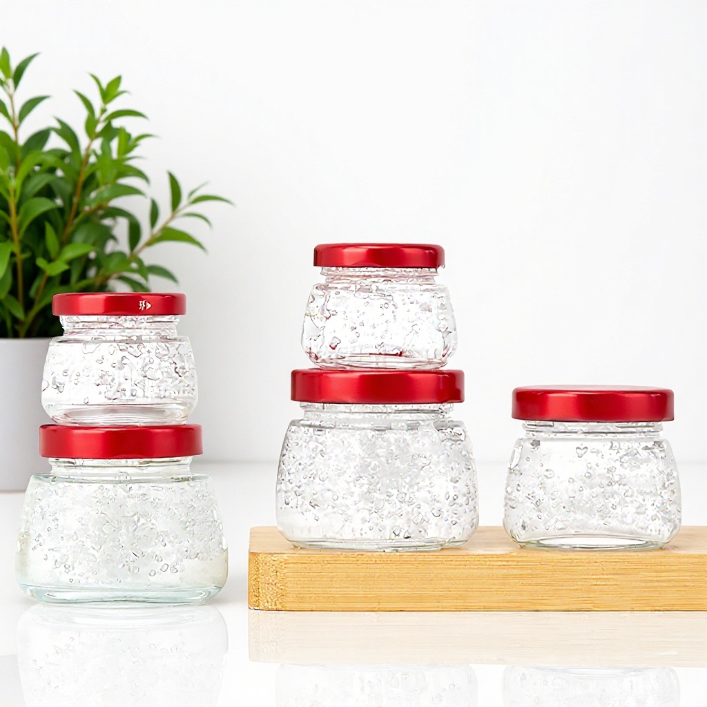 即食鲜炖燕窝瓶可炖耐高温分装瓶家用75ml蜂蜜花胶果酱燕窝玻璃瓶