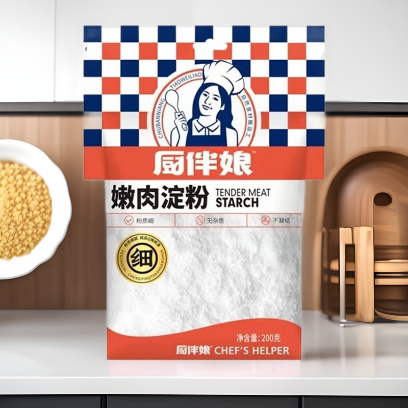 厨伴娘嫩肉淀粉200g/袋炖肉料厨房家食烹饪勾芡调汁家用更放心批