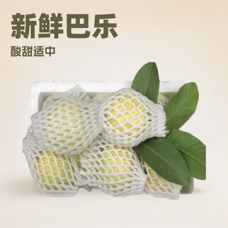 芭乐番石榴当季新鲜水果胭脂红脆硬清甜一年四季红心巴乐送酸梅粉