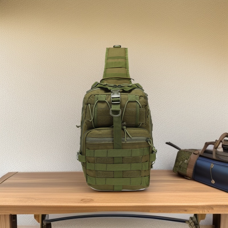 Venta directa de fábrica Super bolsa de sillín táctico hombro pecho bolsa impermeable camuflaje crossbody fotografía bolsa Tang ganso bolsa de sillín