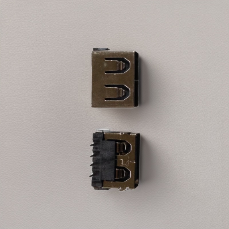 厂家供应 短体 usb 短体 10.0 卷边 无卷边 贴片