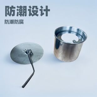 Fire Extinguishing Candle Stainless Steel Hook Candle Cover Lighting Cup Alcohol Bottle Cup Creative Atmosphere Candle Holder Handmade