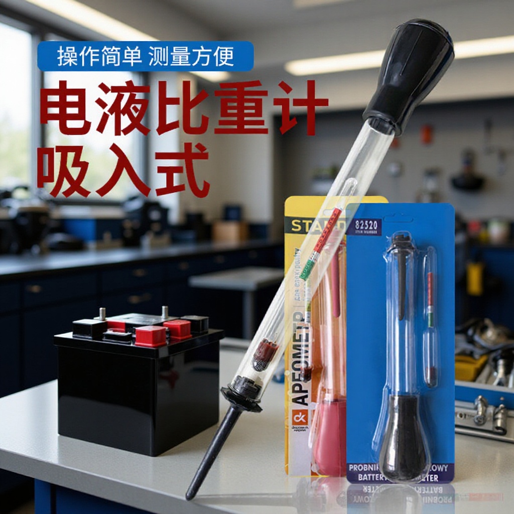 电解液比重计吸入式比重计电瓶车蓄电池电液比重计1.1-1.3密度计