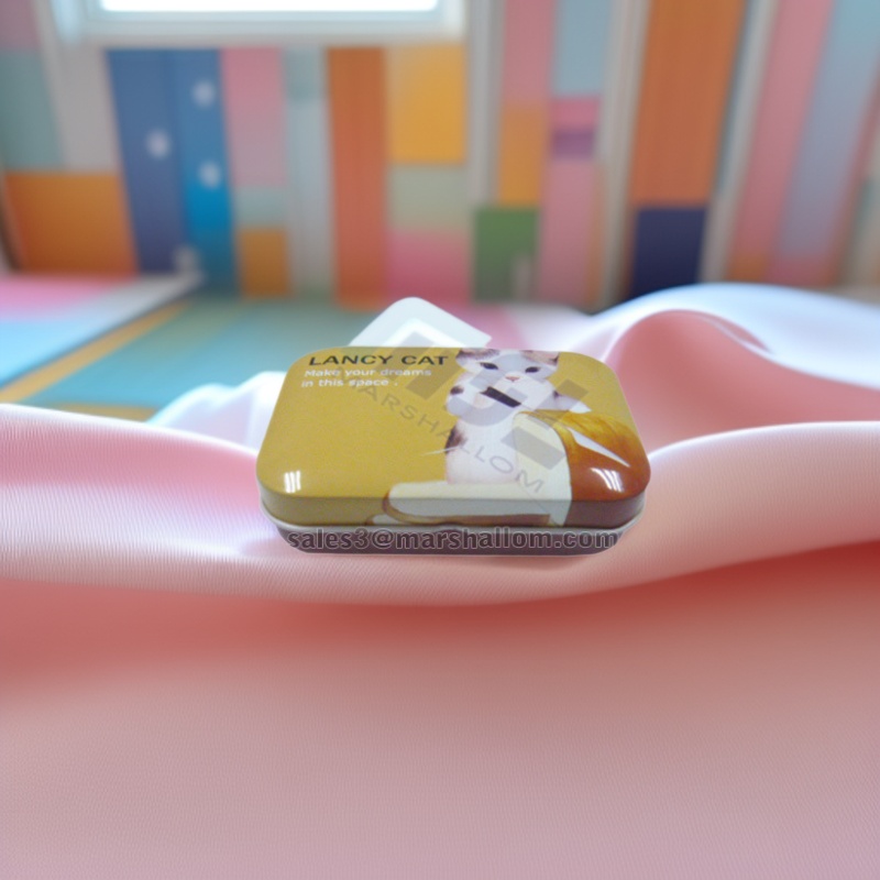 源头厂家 优惠供应精美马口铁ML-3007小方盒 糖果盒