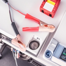 大功率点烟器插头鱼夹线 14AWG带鳄鱼夹转电瓶启动夹插座12V/24V