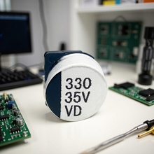 贴片电解电容VD330UF35V10*10.5手电筒迷你音响电子手持风扇