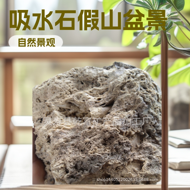 现货供应多孔上水石原石 景观奇石 吸水石假山盆景居家摆件量大优