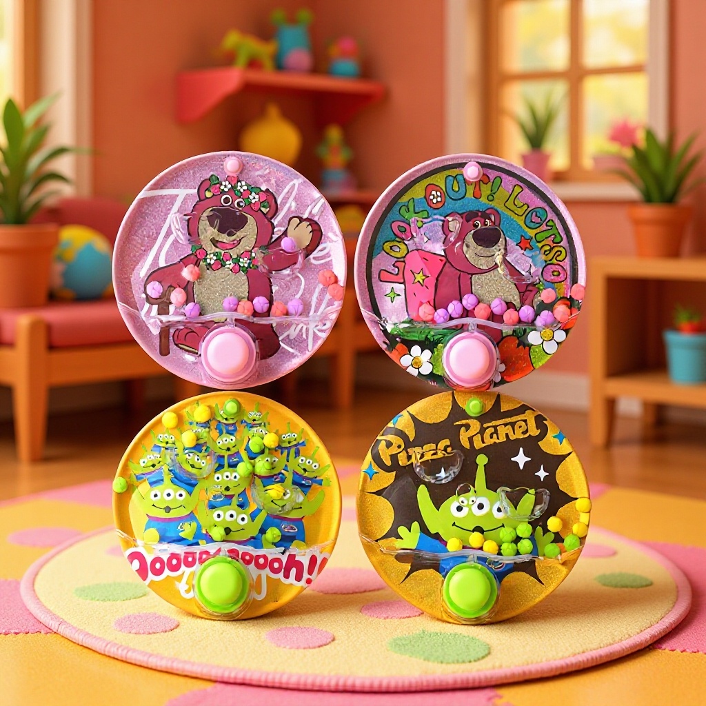 Disney Genuine Christmas Children's Educational Toys Water Machine Water Ring Toss Handheld Stress Relief Game Console Wholesale