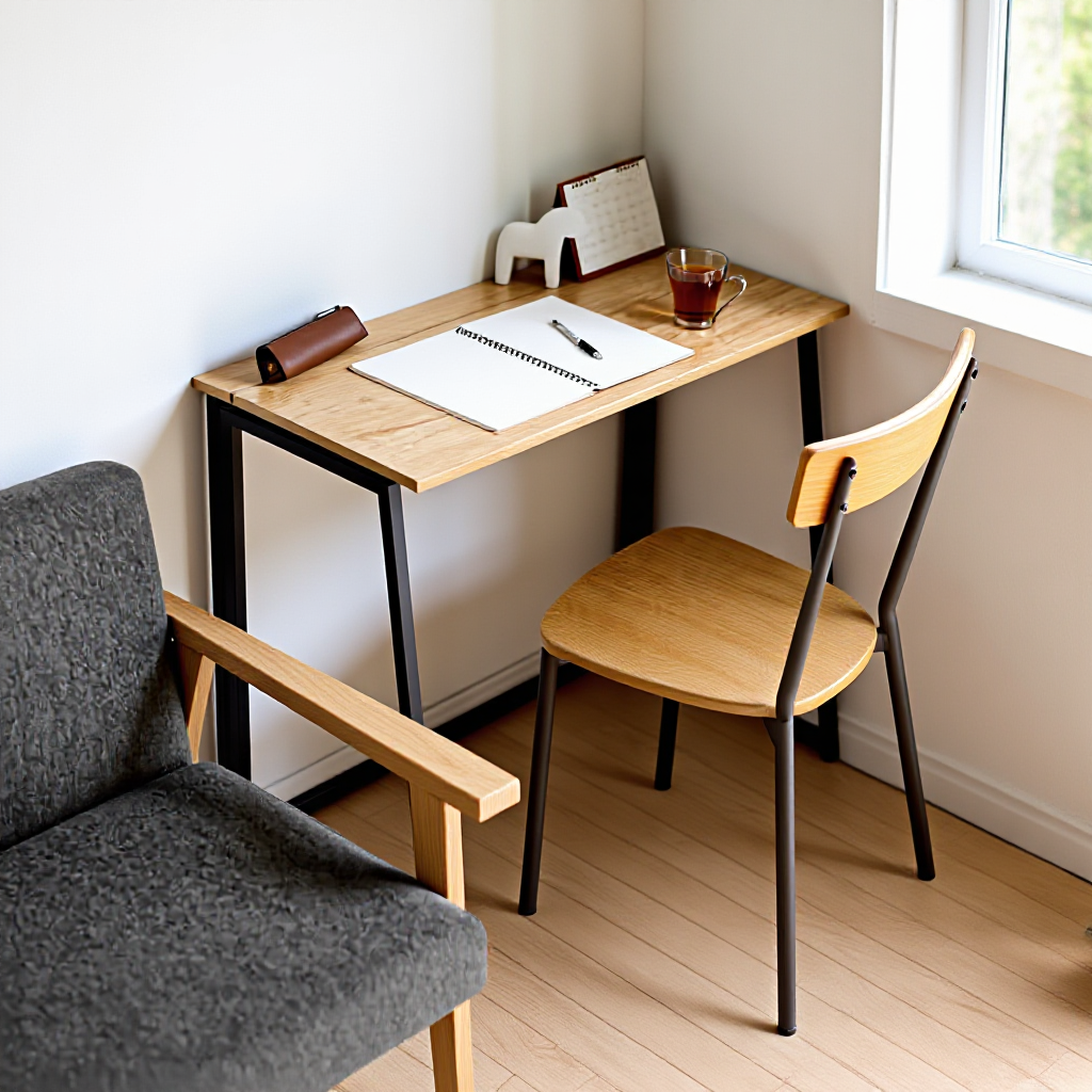 Movable Folding Desk Computer Desk Household Simple Writing Desk Bedroom Table Office Desk Foldable Student