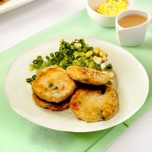 半成品膳食鱼饼即食家庭虾饼肉饼营养速食彩蔬虾饼鲜早餐学生果蔬