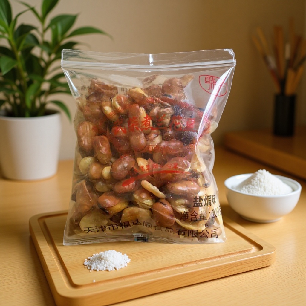 兰花豆200g下酒菜盐焗味蚕豆休闲零食批发香脆下酒必备豆子香酥