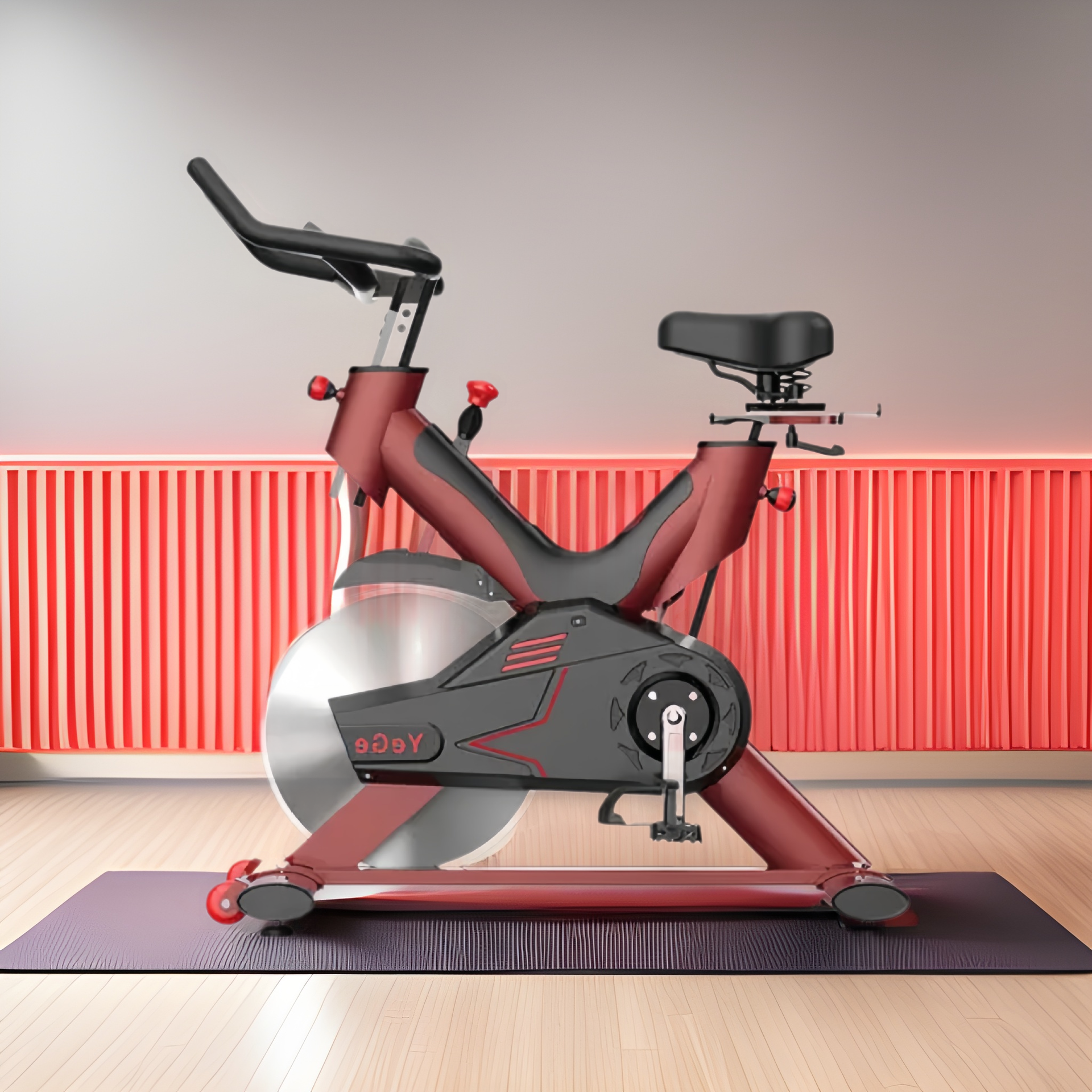 Rotating Fitness Equipment Ultra-Quiet Exercise Bike Gym Commercial Flywheel Sports Coach Spinning Bike