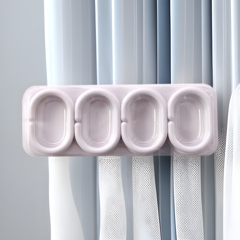 Curtain Hooks, Shower Curtain C-Rings, Bed Curtains, Bathroom Telescopic Rods, Open Ring Accessories, Adjustable Anti-Slip Buckles, Door Curtains