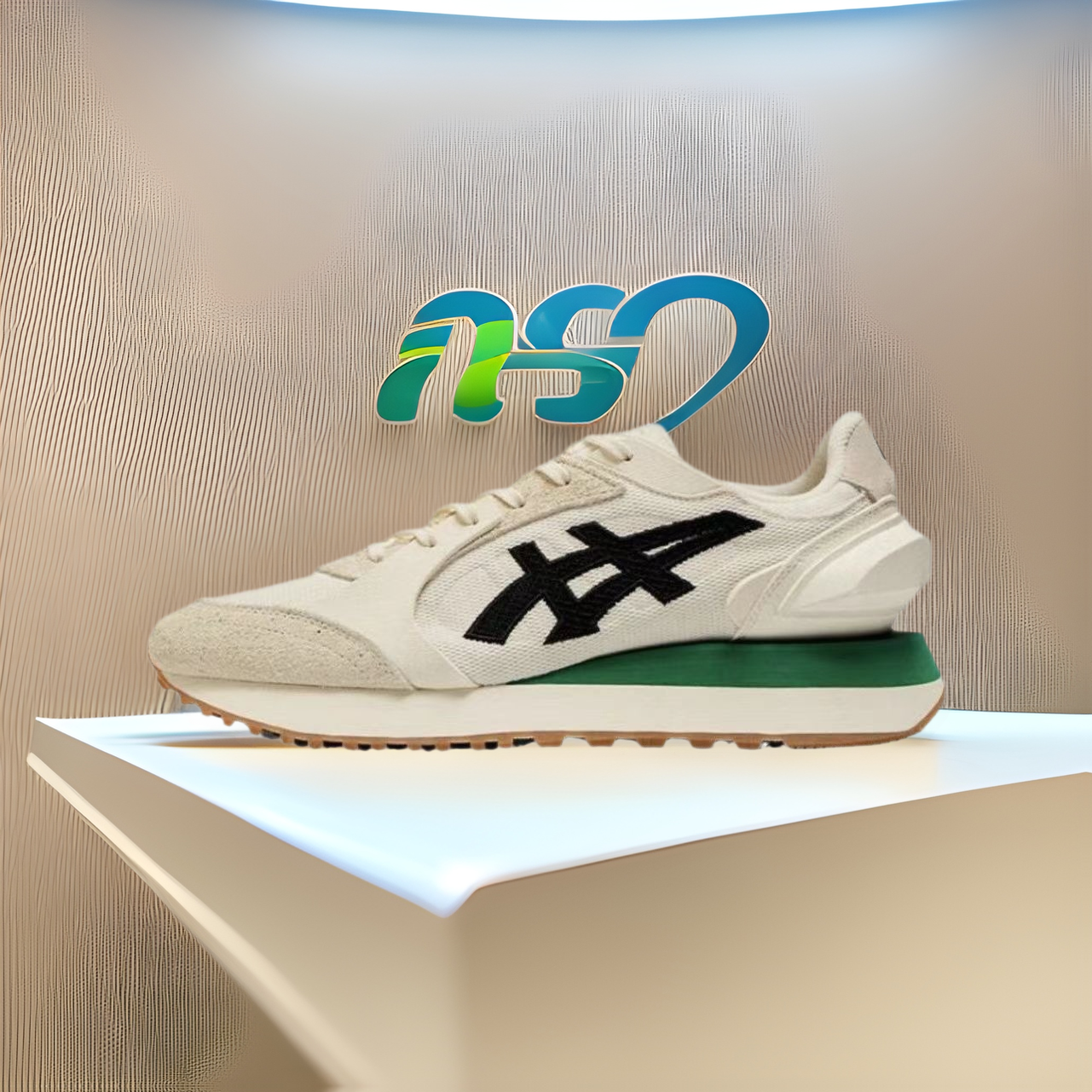 纯原新款鬼冢虎男女跑步鞋MOAGE CO情侣休闲板鞋厚底老爹鞋运动鞋