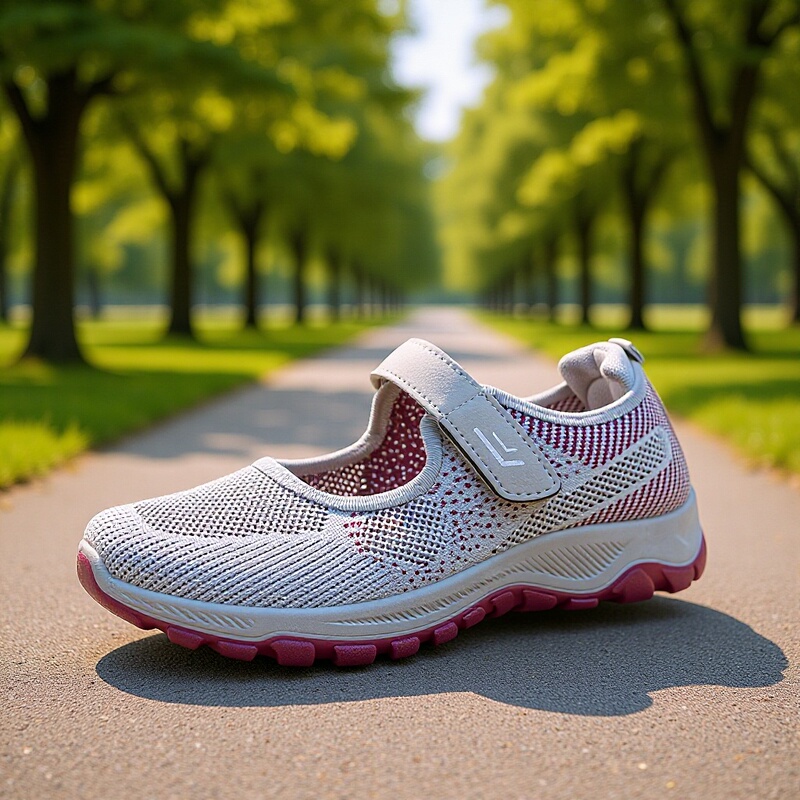 Women's Walking Shoes, Sports Non-Slip Casual Shoes, Soft-Soled Spring and Summer Mesh Breathable Sandals, Women's Non-Slip Mesh Breathable Shoes