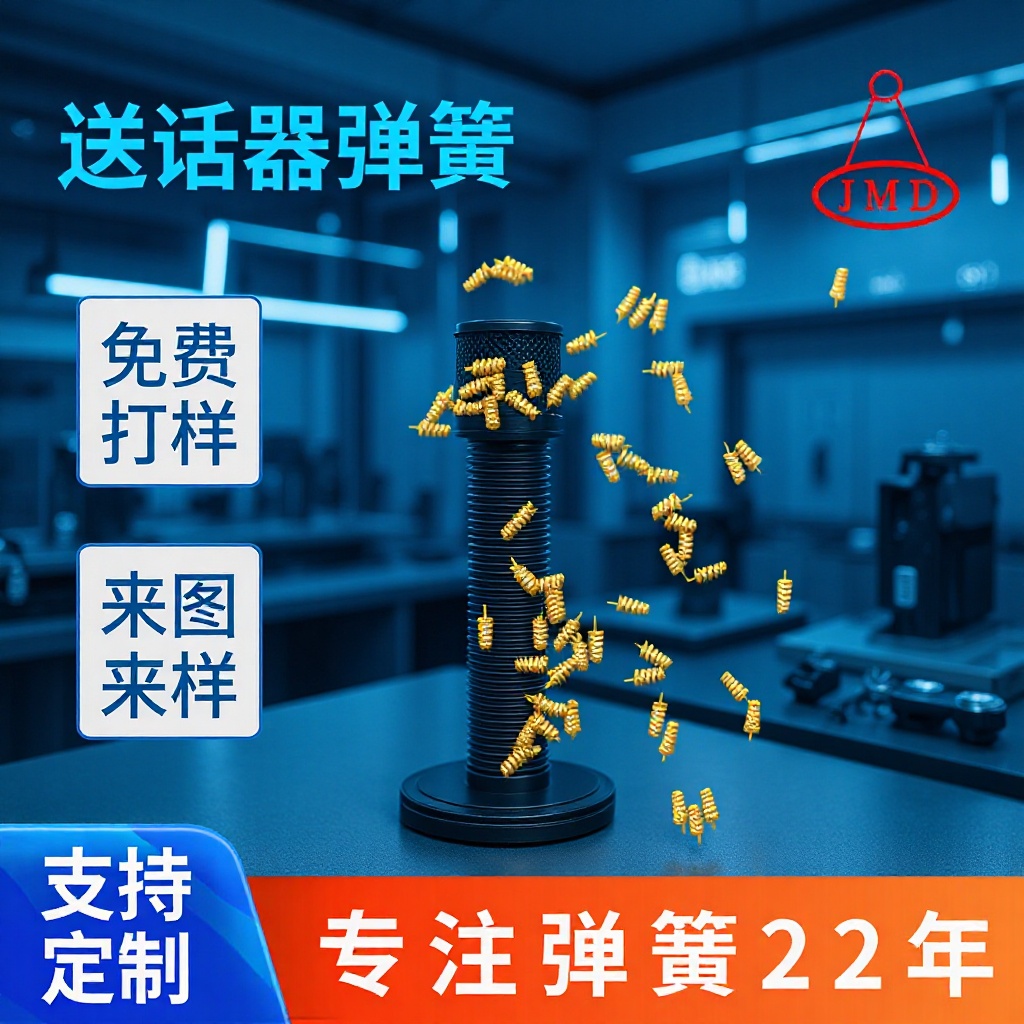 适用于苹果手机卡簧弹簧加工SWPB镀金送话器绝缘无磁电阻小缠绕