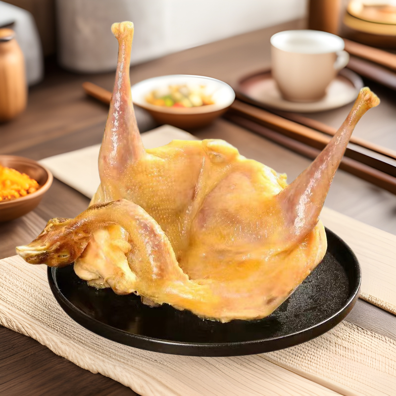 湖北风干鸡荆门十里铺土特产腊鸡腌制腊货农家土鸡咸香肉质紧实