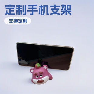 Pvc Doll Glue Custom-Made Soft Glue Resin Mobile Phone Holder Promotional Gift Creative Mascot Ip