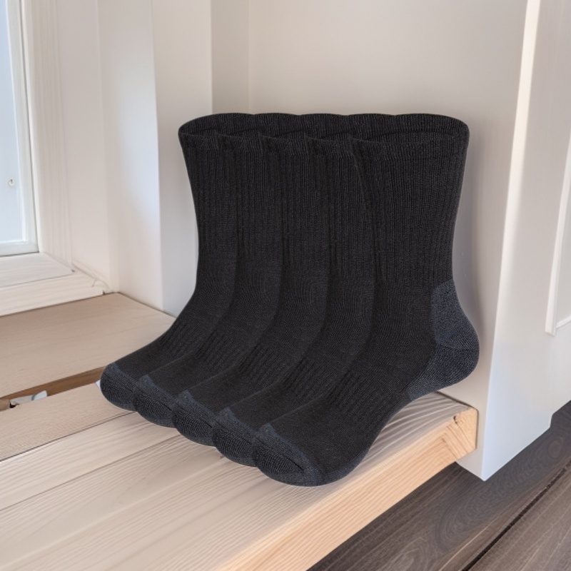 Yuedge Professional Outdoor Sports Socks, Combed Cotton Towel Bottom, Versatile Socks for Hiking, Basketball, and Leisure