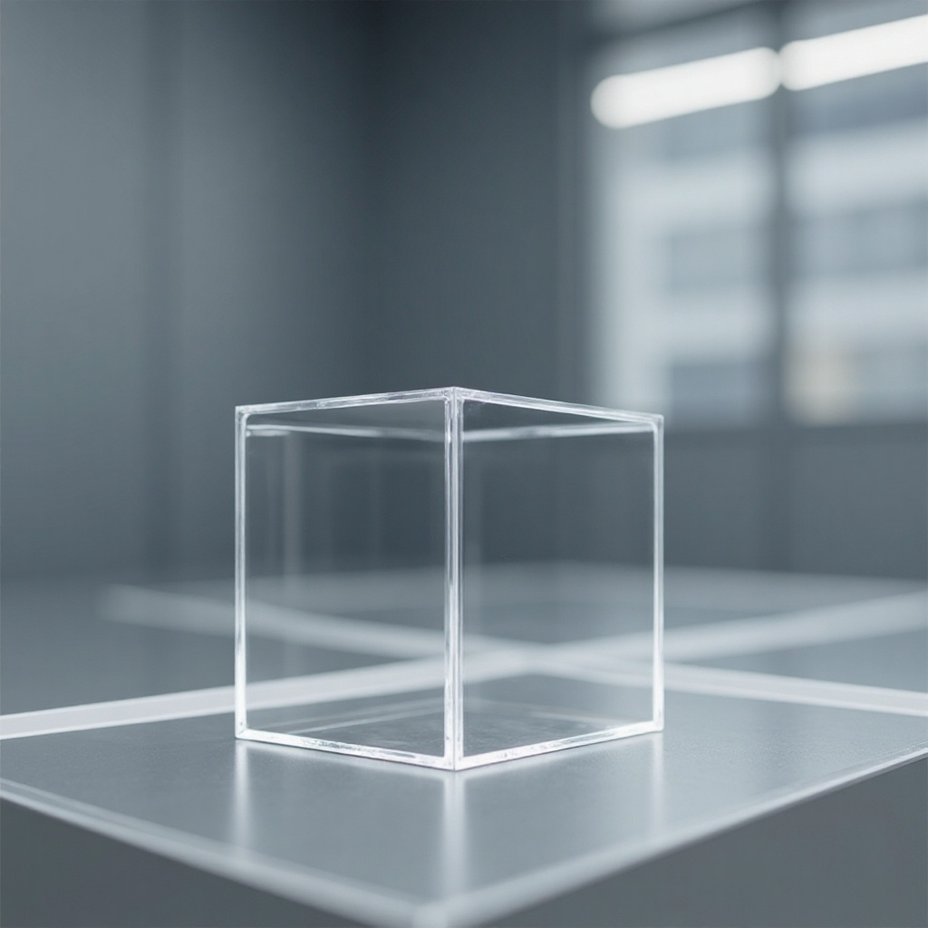 无缝型透明糖果包装盒 创意亚克力对插盒 亚克力包装工厂