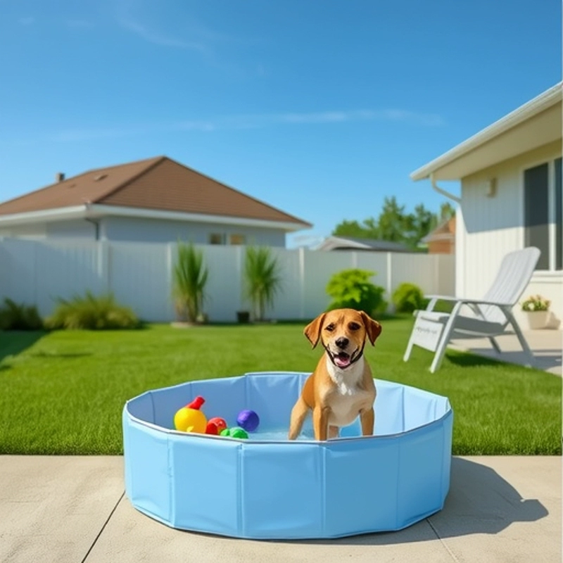 Фабрика бассейн любимчика PVC любимчика Ванна складной бассейн собаки любимчика
