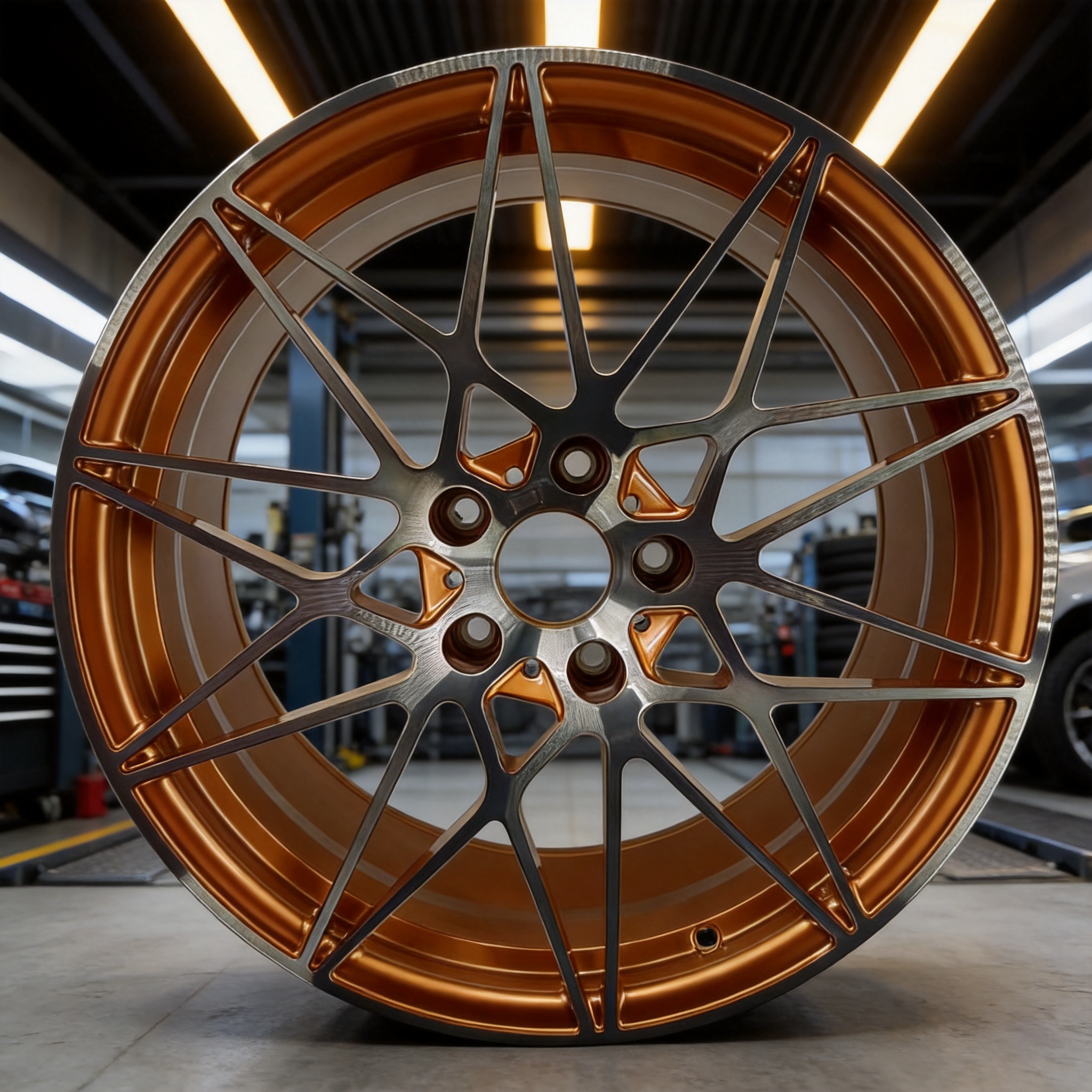 Forged Aluminum Alloy Wheels for Car Modification, Multi-Spoke Rims