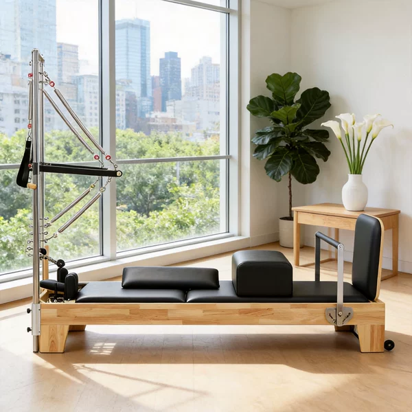 Commercial Pilates core bed, half-height oak frame, private instructor yoga equipment, full-body shaping, multi-functional, direct from the factory