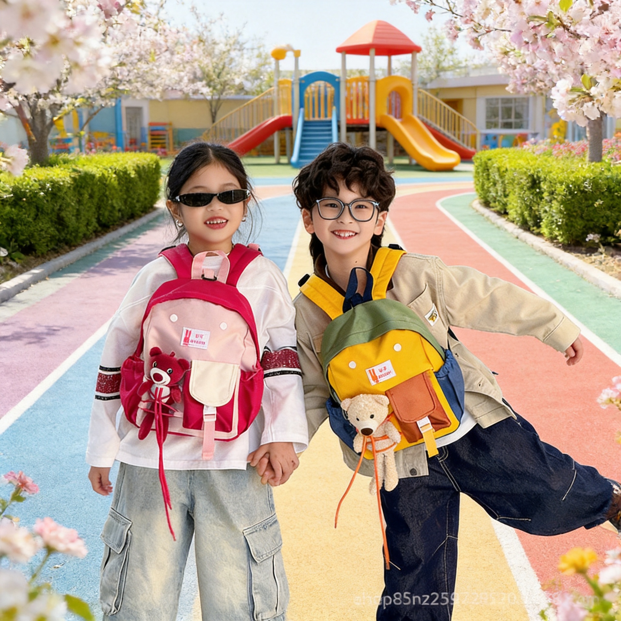 Large and Small Cartoon Kindergarten Schoolbags, Casual Backpacks, Lightweight 2026 New Models for Boys and Girls, Baby Backpacks