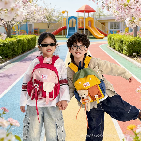 Large and Small Cartoon Kindergarten Schoolbags, Casual Backpacks, Lightweight 2026 New Models for Boys and Girls, Baby Backpacks